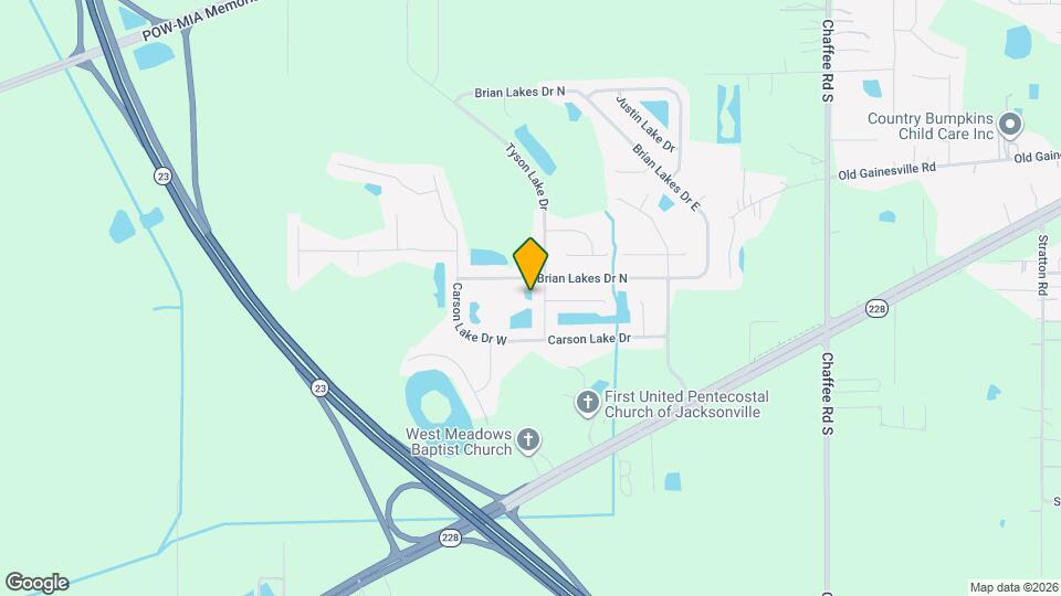 2438 Tyson Lake Dr Mapa y Detalles de la Ubicación