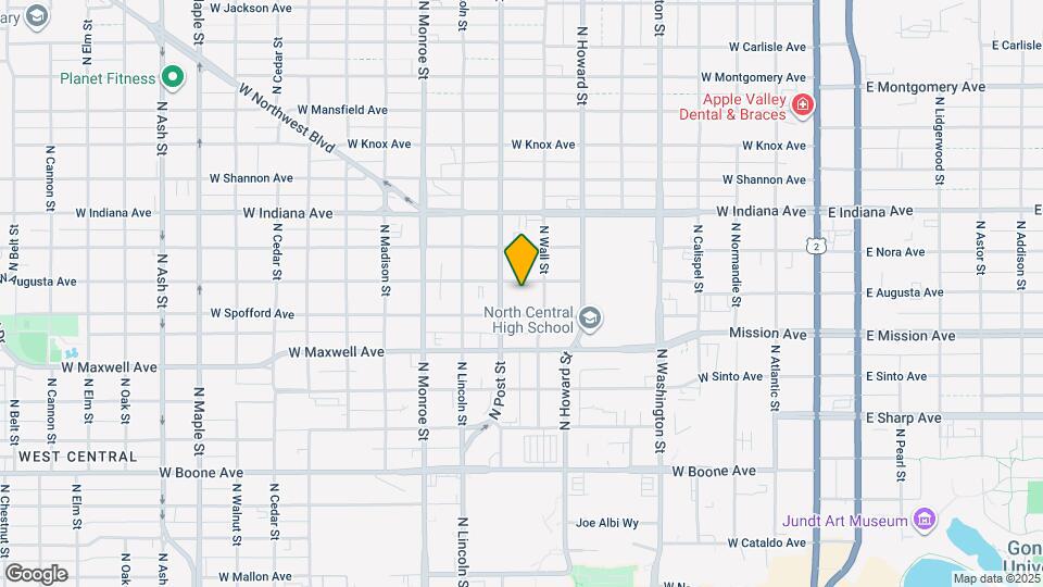 719 W Augusta Ave Map and Location Details