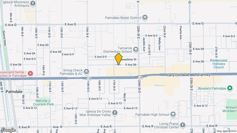 1720 E Ave Q-6 Map and Location Details