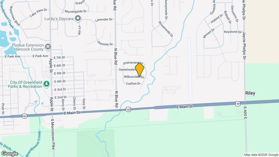 1697 Willowview Ln Map and Location Details