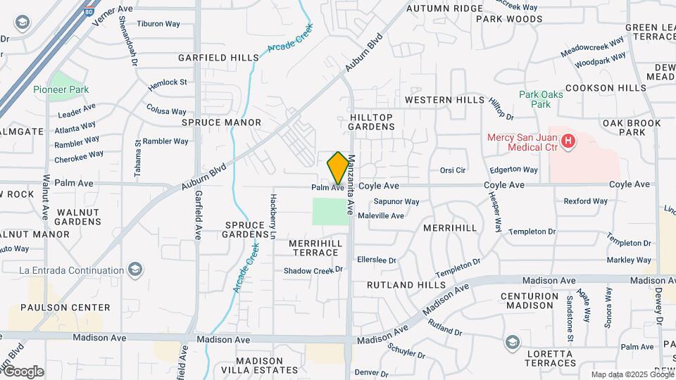 5832 Palm Ave Map and Location Details