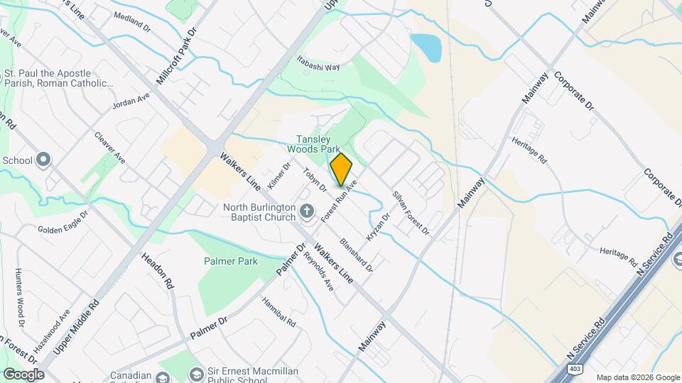 4055 Forest Run Ave Map and Location Details