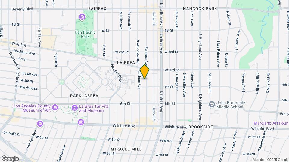345 Cloverdale Ave Map and Location Details