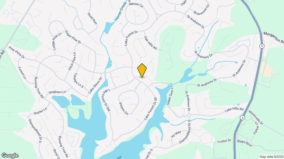 420 Lake Forest Dr SE Map and Location Details