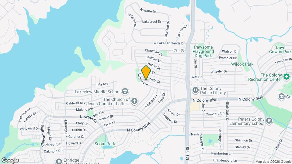 4416 Augusta St Map and Location Details