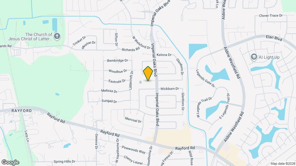 1922 Havenhouse Dr Map and Location Details