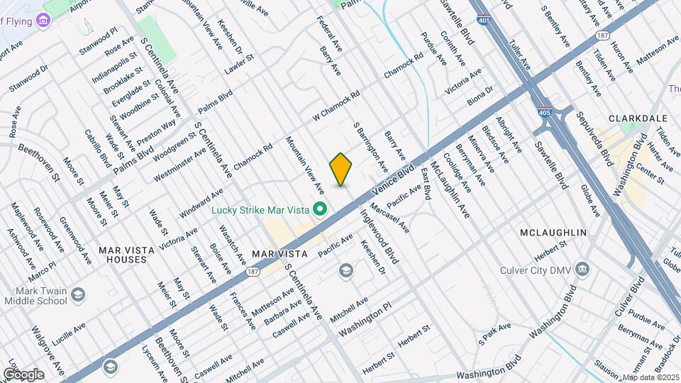3747 Inglewood Blvd Mapa y Detalles de la Ubicación