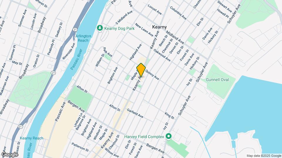 412-414 Kearny Avenue Mapa y Detalles de la Ubicación