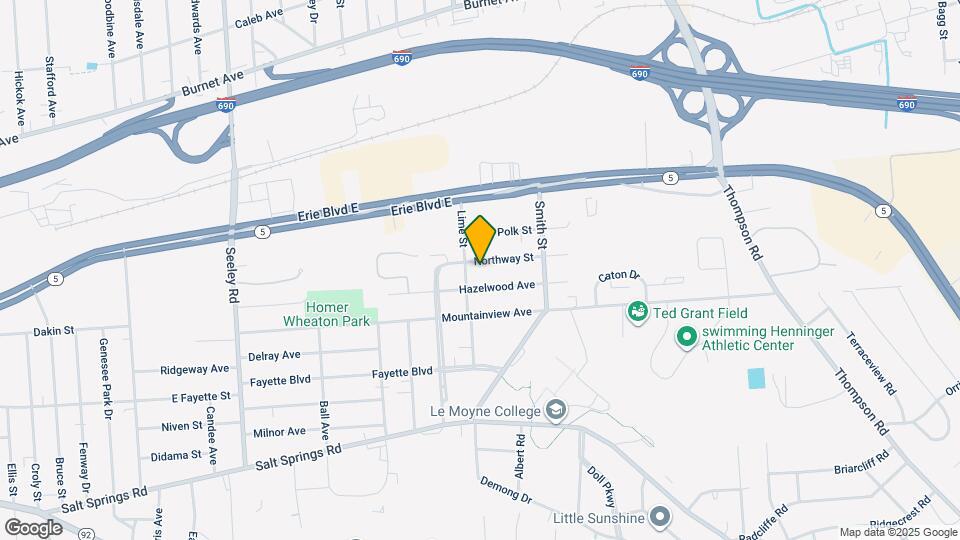 808 Northway St Map and Location Details