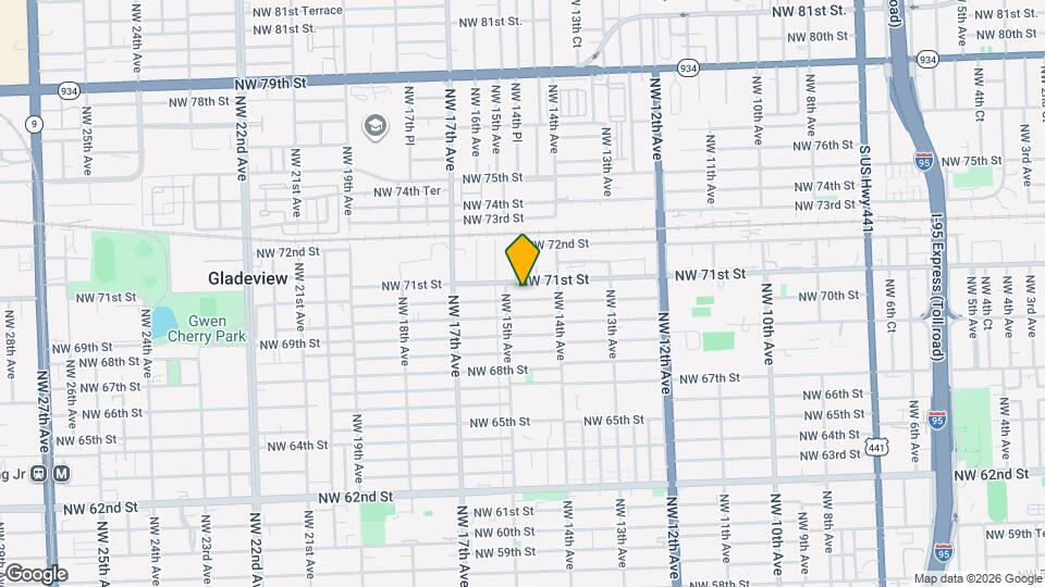 1463 NW 70th St Mapa y Detalles de la Ubicación