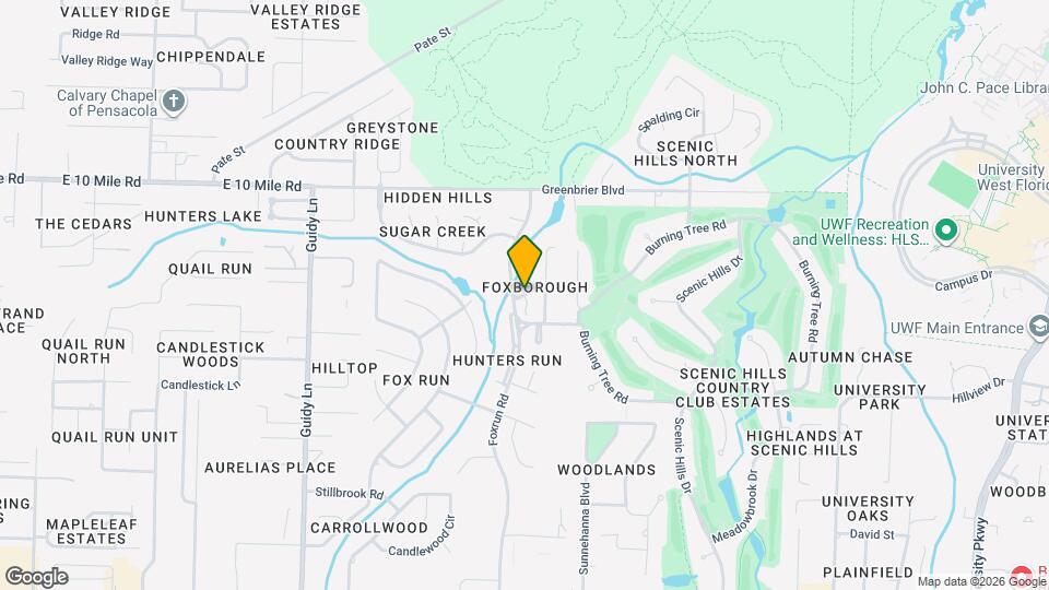 1331 Foxborough Dr Mapa y Detalles de la Ubicación