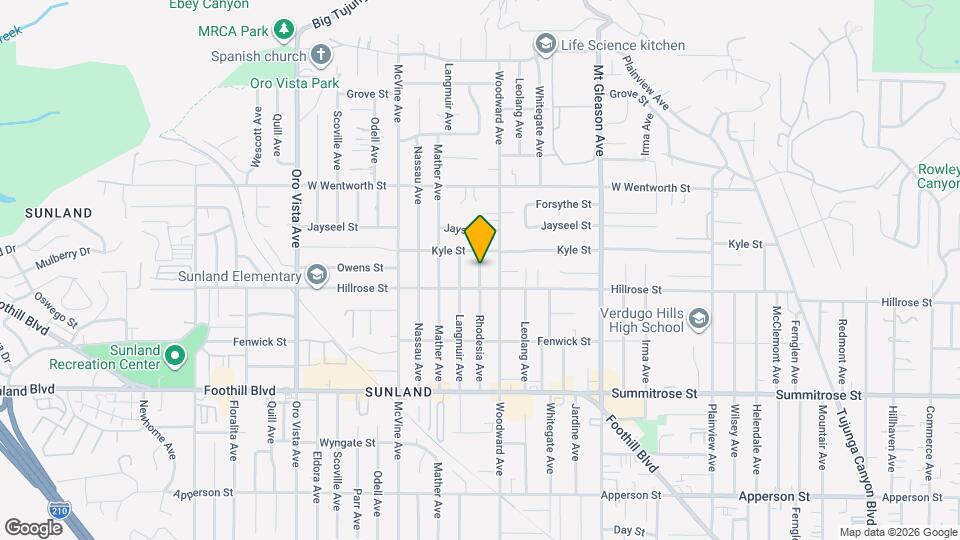 10723 Rhodesia Ave Map and Location Details