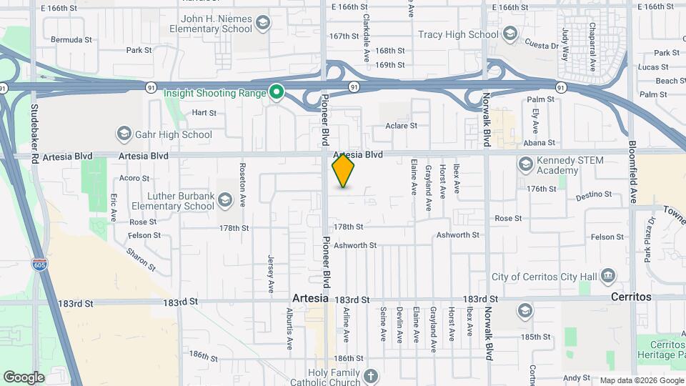 Los Arboles Apartments Map and Location Details