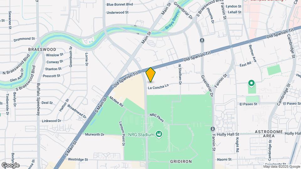 Furnished Studio-Houston - Reliant Pk. - L Map and Location Details