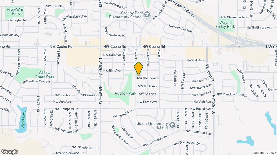 6213 NW Cherry Ave Map and Location Details