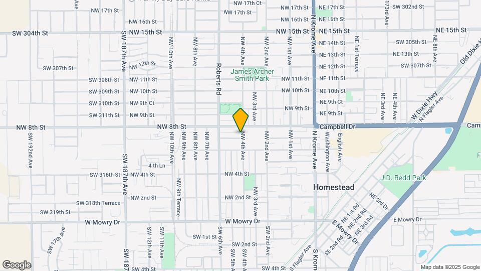 405 NW 7th St Mapa y Detalles de la Ubicación