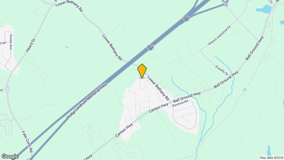 134 Bethany Manor Dr Mapa y Detalles de la Ubicación