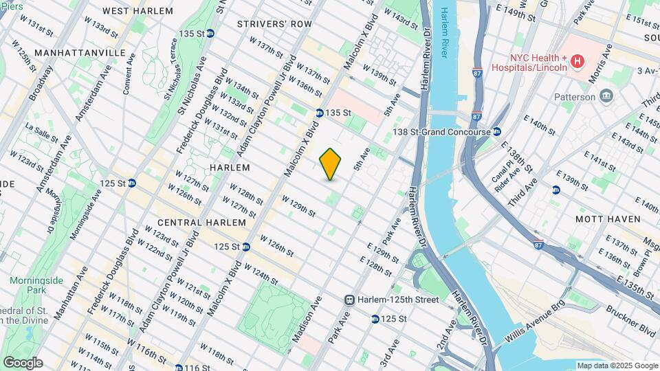 13 W 131st St Map and Location Details