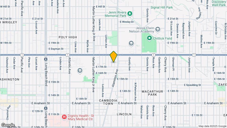 1720 Cerritos Ave Map and Location Details