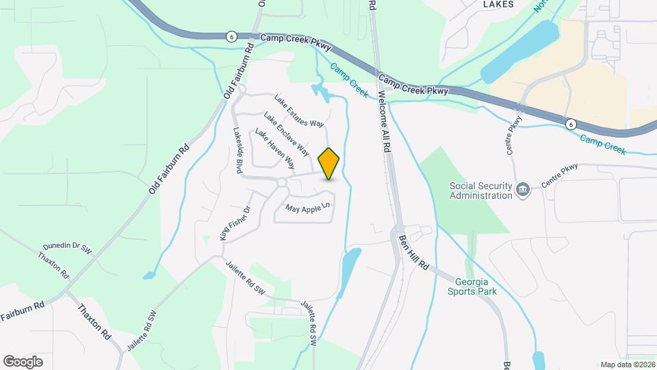 4038 Lake Manor Way Map and Location Details