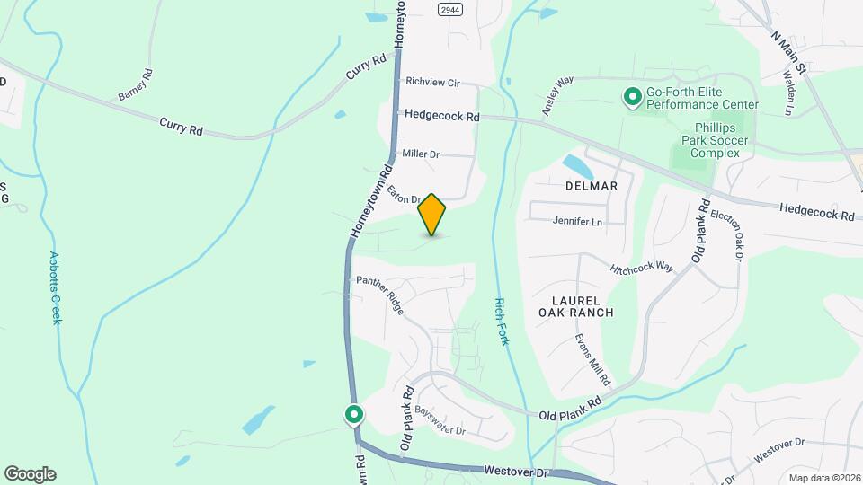 851 Falls Grove Trl Map and Location Details