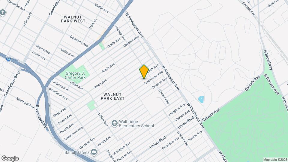 5451 Genevieve Ave Map and Location Details