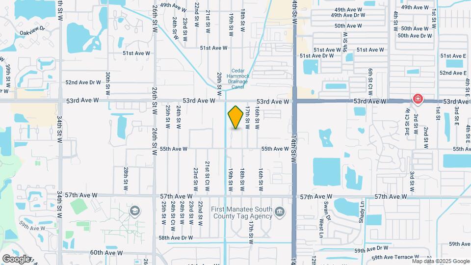 5425 18th Ct W Map and Location Details