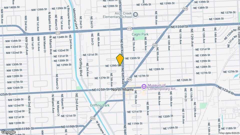12840 NE 6th Ave Map and Location Details