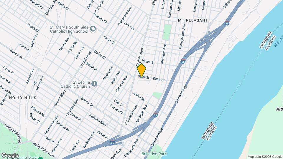 3230 Delor St-Unit -1st Floor Map and Location Details