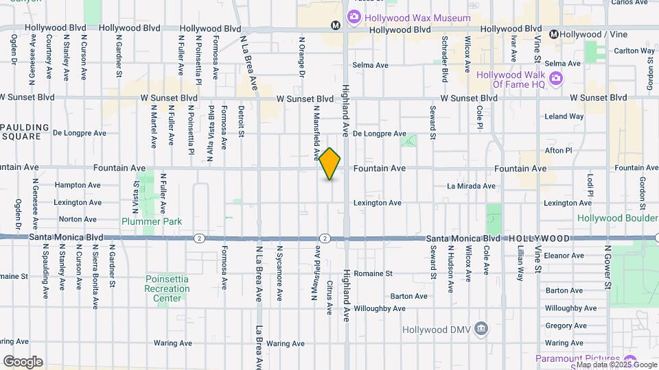 1233 N Citrus Ave Map and Location Details