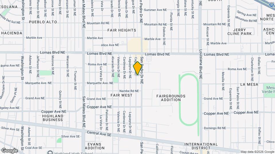 712 Cagua Dr NE Map and Location Details