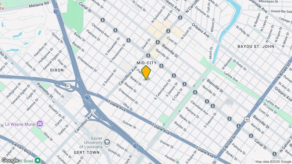 323 S Scott St, Unit D Map and Location Details