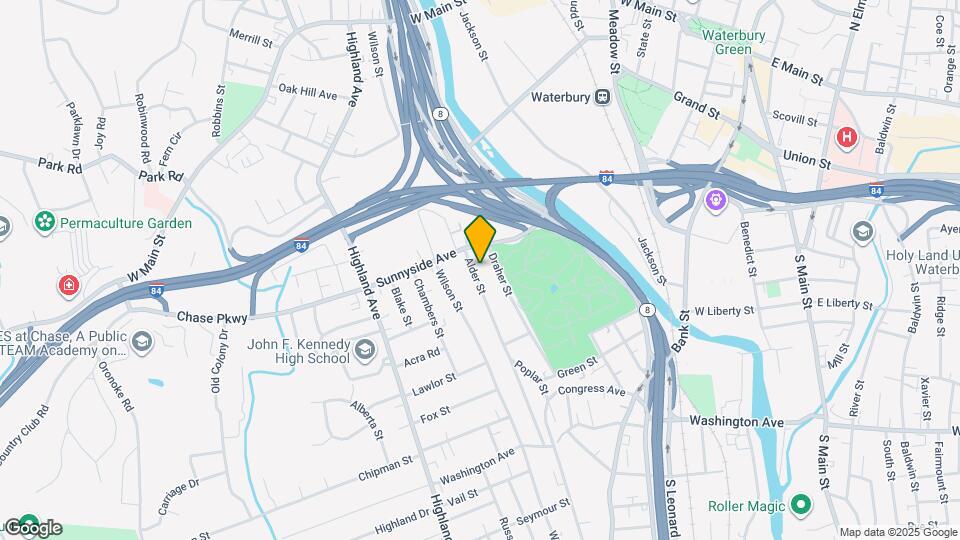 220 Alder St Map and Location Details