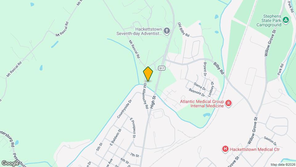 21 Old Allamuchy Rd, Unit Studio Map and Location Details