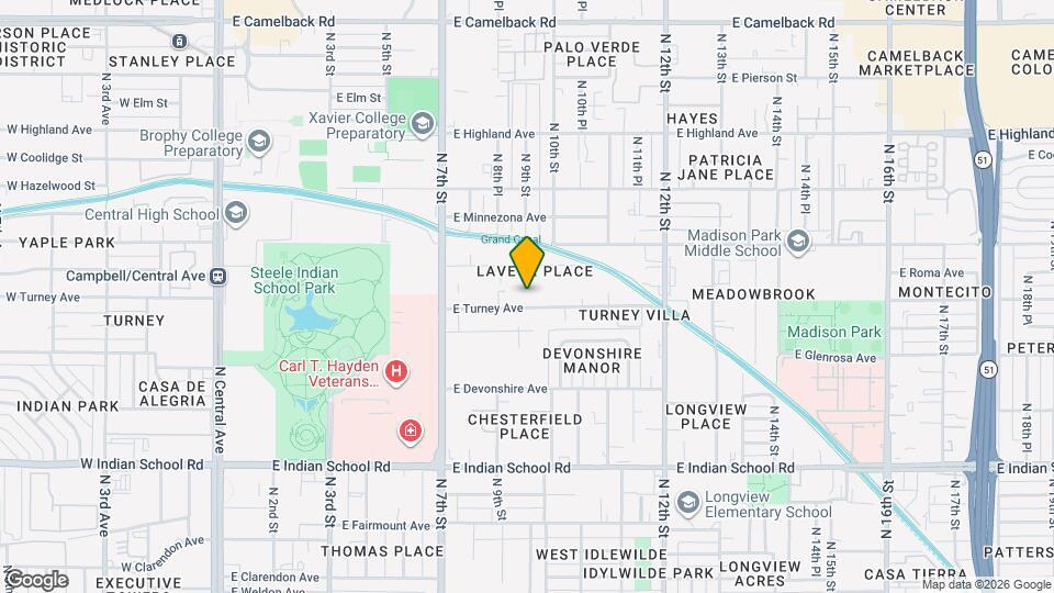 840 E Turney Ave Map and Location Details