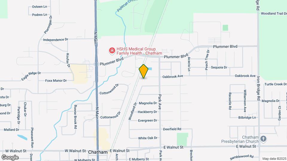 606 Oakbrook Ave Map and Location Details