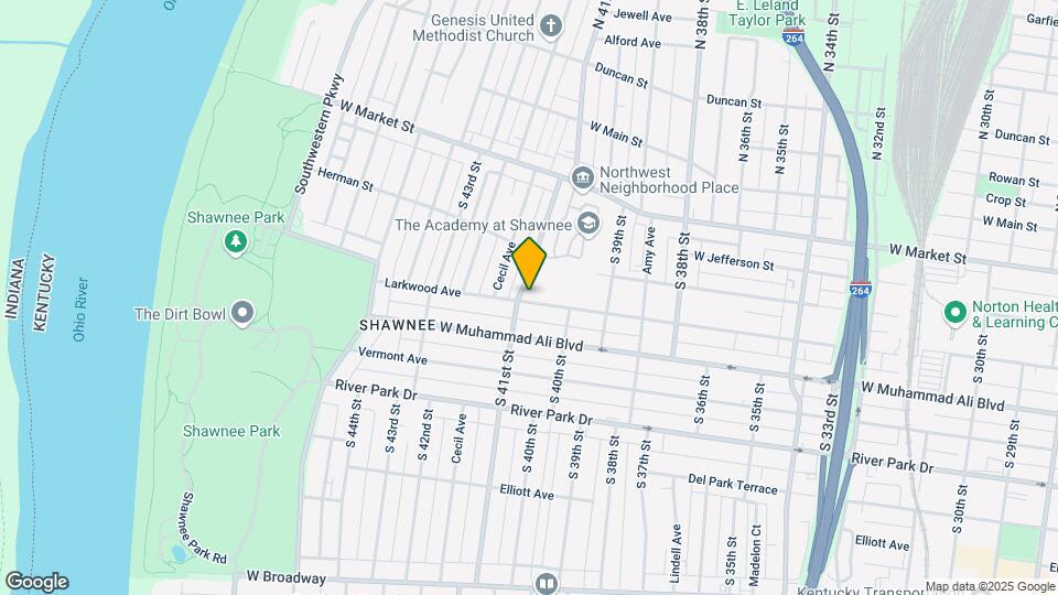 323 S 41st St Map and Location Details