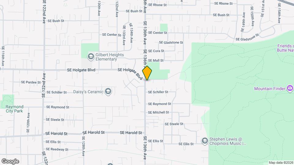 13610 SE Holgate Blvd Map and Location Details