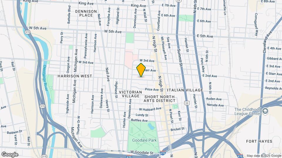 100 W 2nd Ave, Unit 2 Mapa y Detalles de la Ubicación