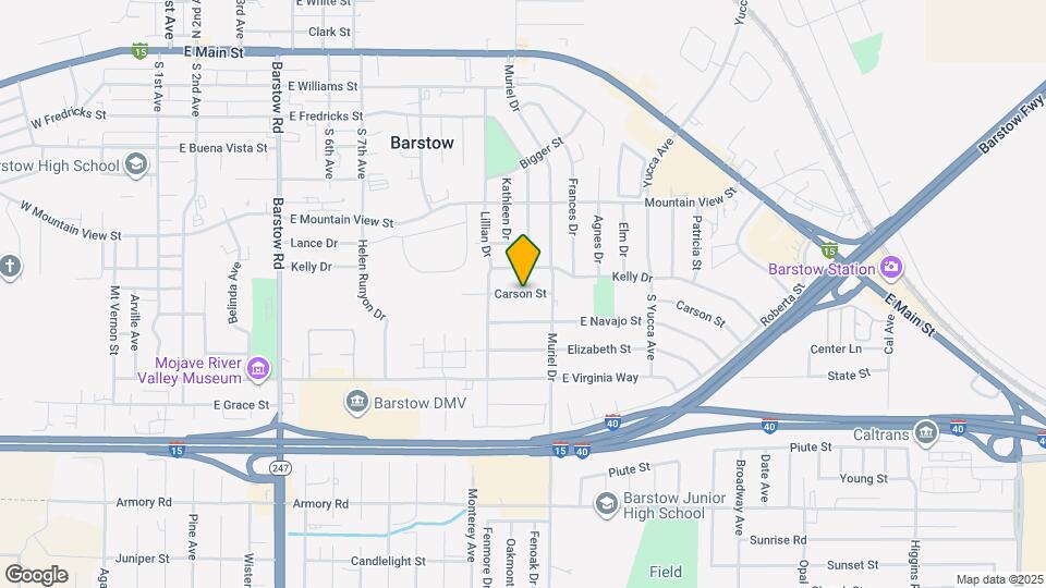 947 Carson St Map and Location Details