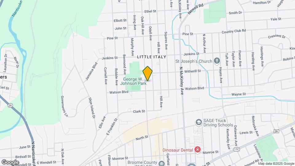 112 Oak Hill Ave Mapa y Detalles de la Ubicación