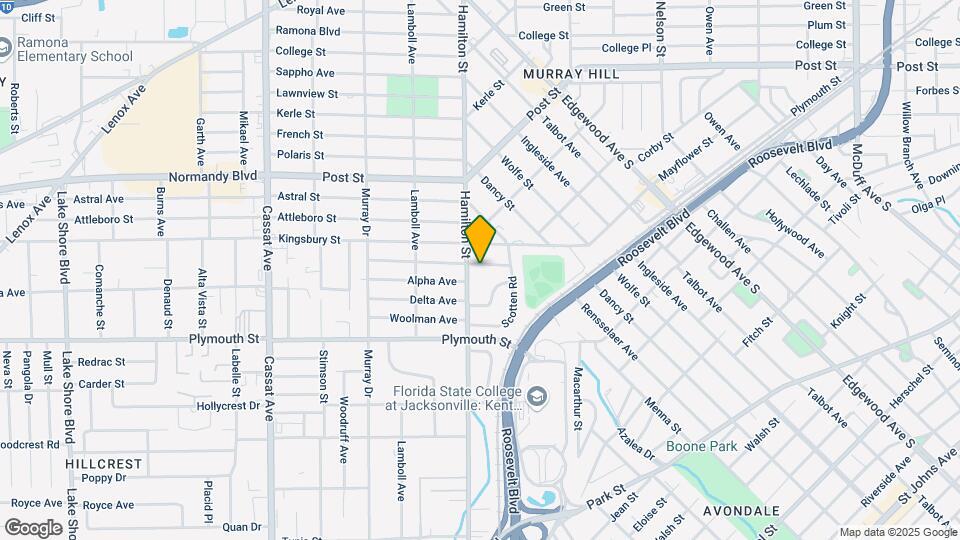 4340 Hercules Ave Map and Location Details