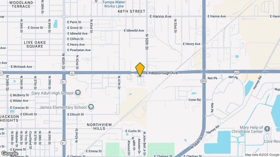 4943 E Hillsborough Ave Map and Location Details