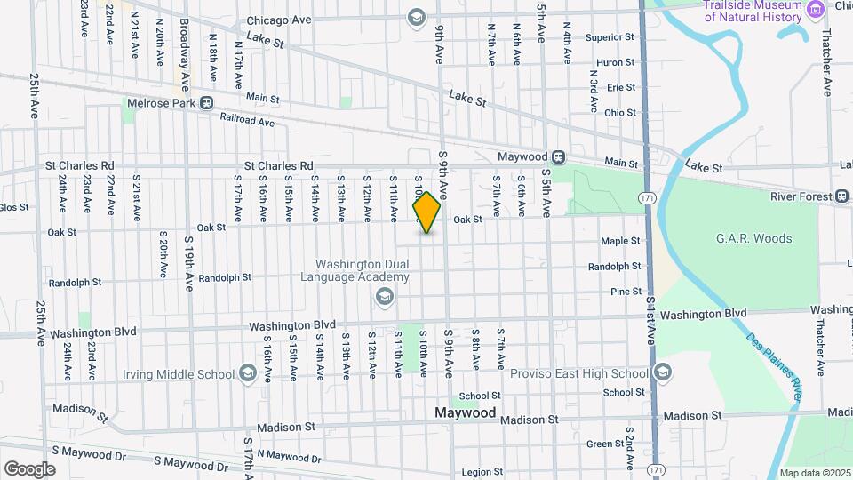 215 S 10th Ave, Unit 2 Mapa y Detalles de la Ubicación