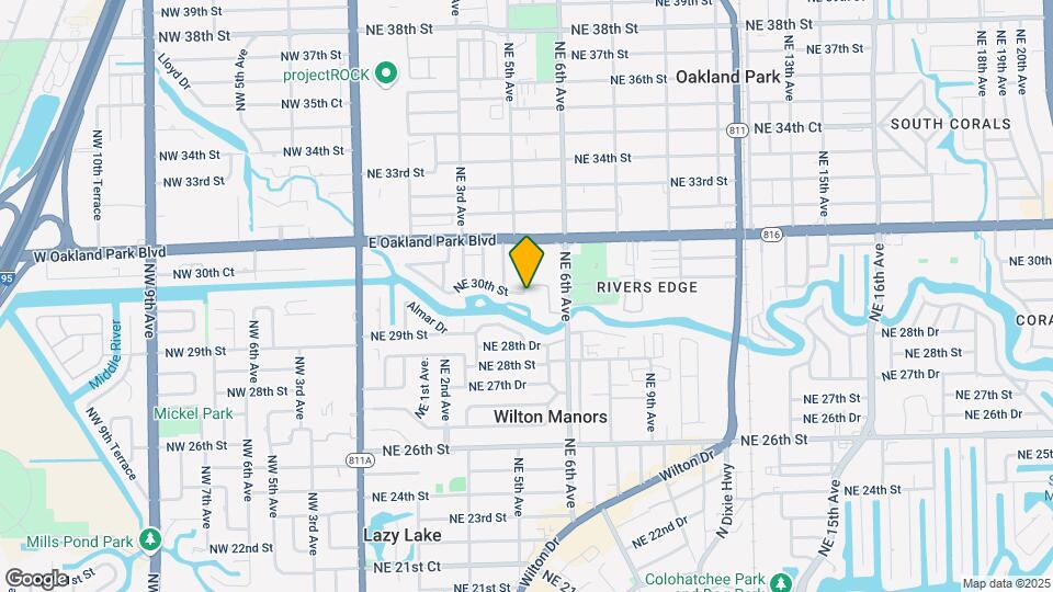 3000 NE 5th Ter, Unit 209 Map and Location Details