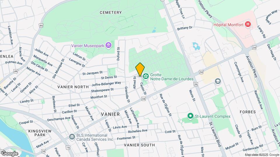 210 Cantin St Map and Location Details