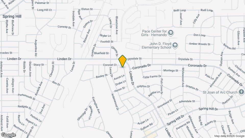 3302 Coronet Ct Mapa y Detalles de la Ubicación