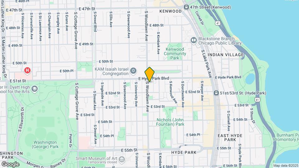 5113 S Woodlawn Ave, Unit 5110-2H Map and Location Details