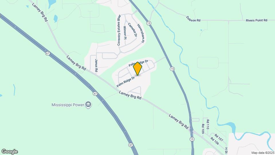 17309 Palm Ridge Dr Map and Location Details