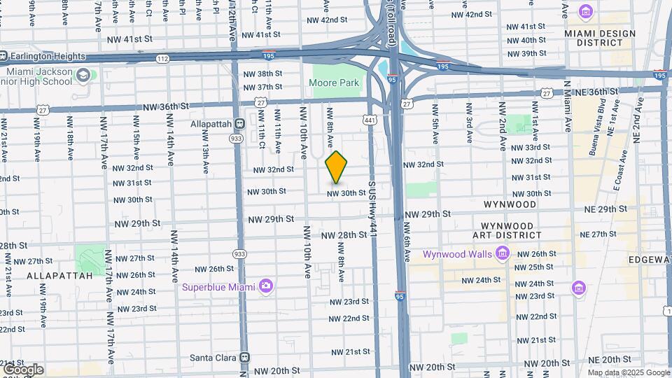 3015 NW 8th Ave Map and Location Details